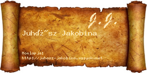 Juhász Jakobina névjegykártya